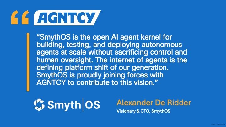 AGNTCY member SmythOS