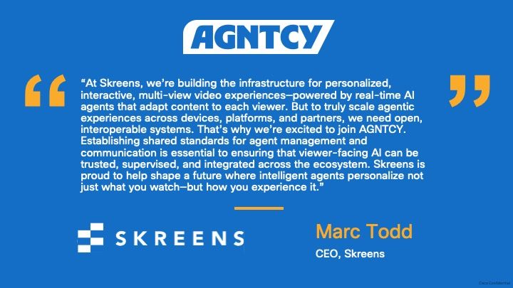 AGNTCY member Skreens