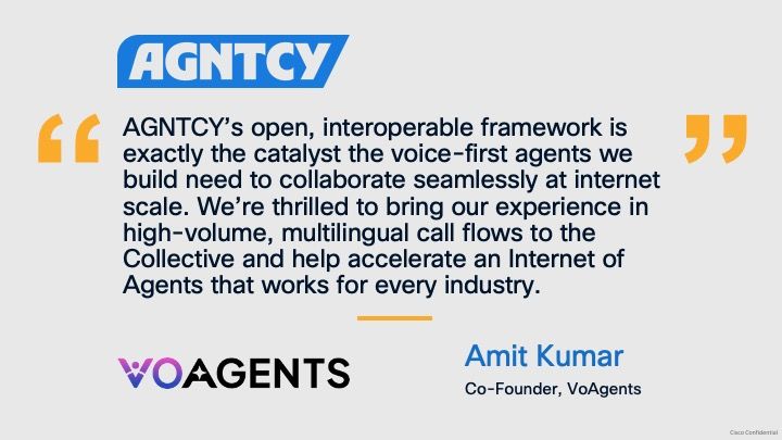 AGNTCY member VoAgents