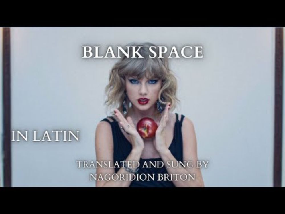 Blank Space IN LATIN (Taylor Swift cover) - "versus candidus"