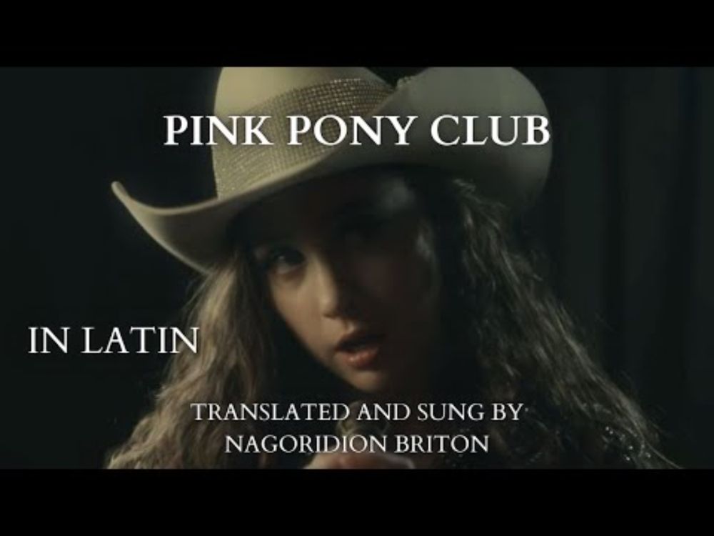 Pink Pony Club IN LATIN (Chappel Roan cover) - "Taberna Rosei Manni"