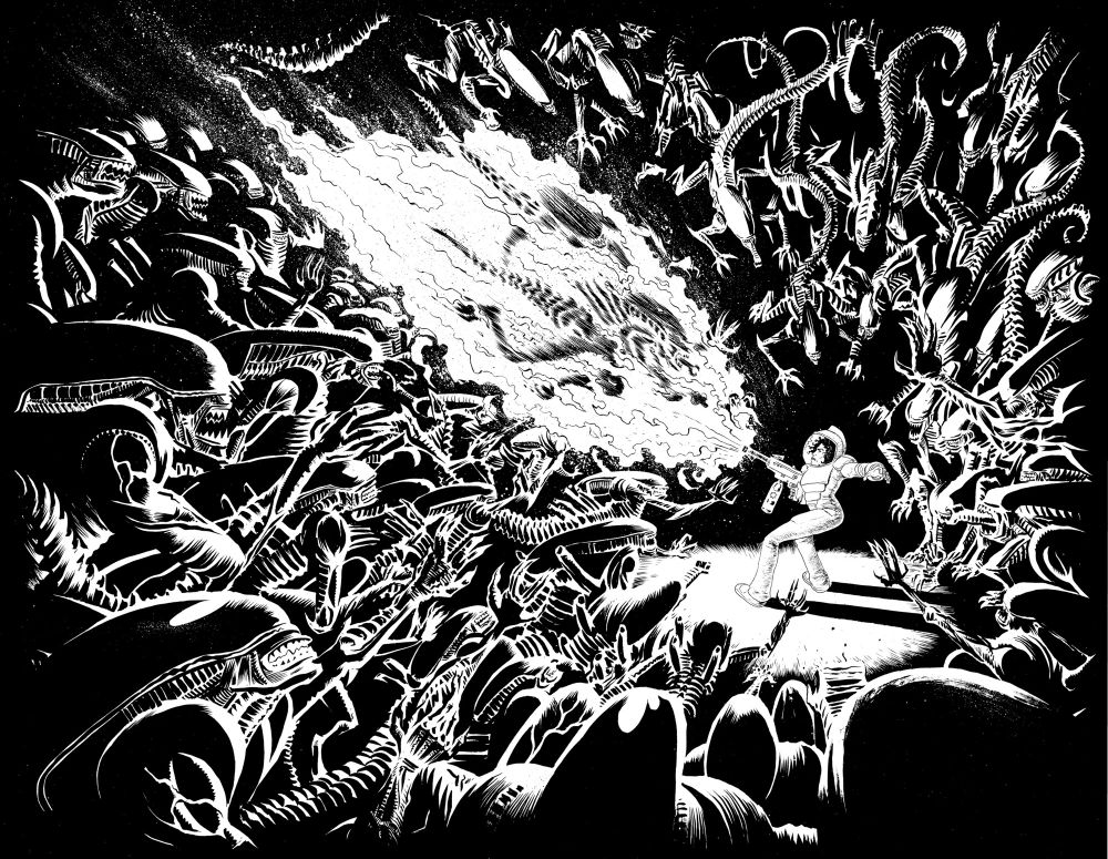 Ripley vs a few Aliens
