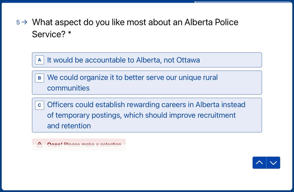 What aspect do you like best about an AB police service. 