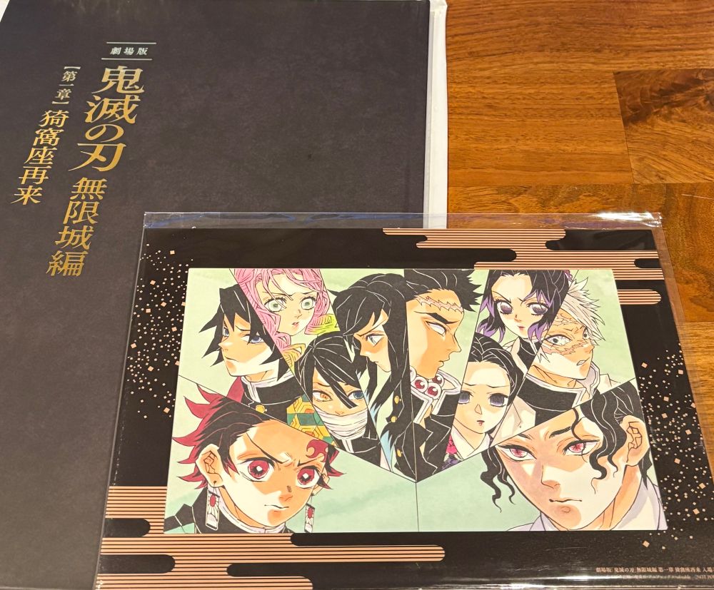 初回限定盤パンフレットと入場特典のポストカード？かな（開けたくない）