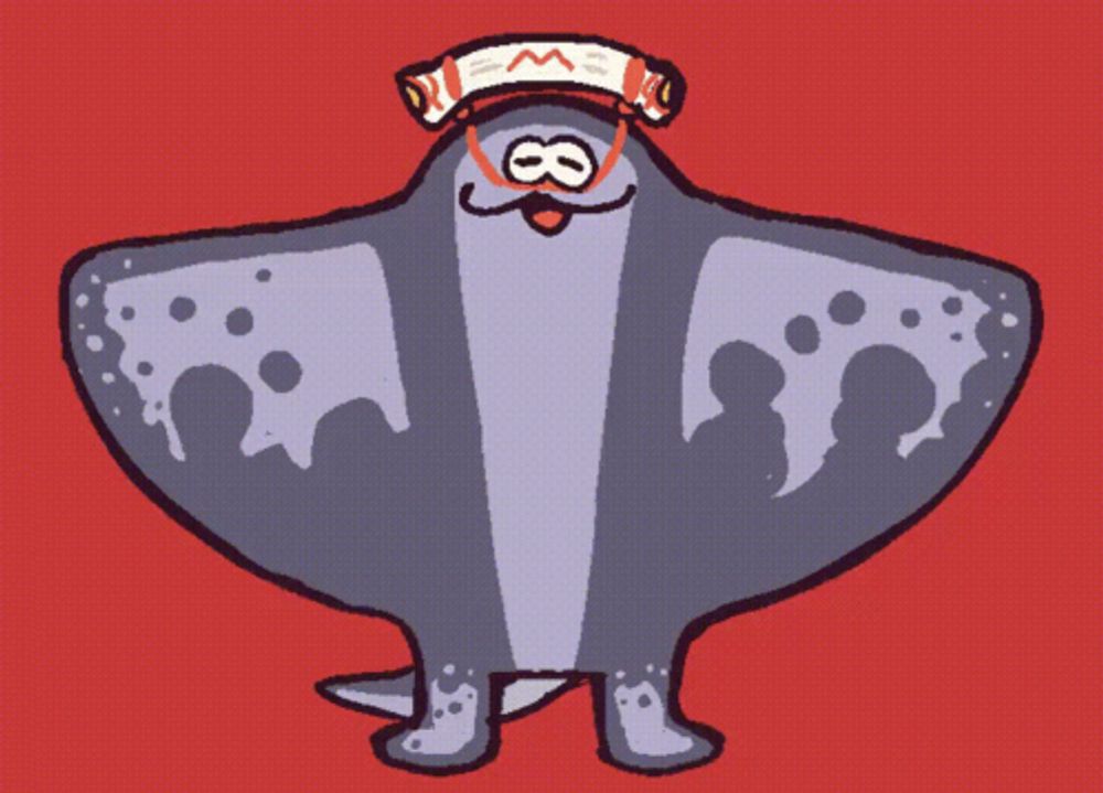 a cartoon drawing of a shark wearing a hat and sunglasses