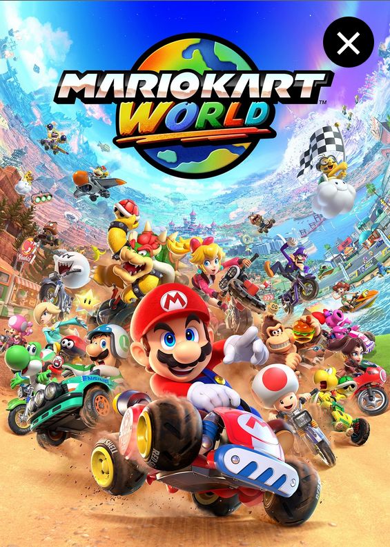 Visuel officiel de Mario Kart World