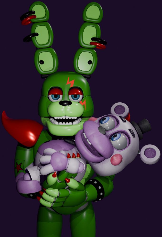 Glamplushtrap by: @/TheRadicalbear and USEP
