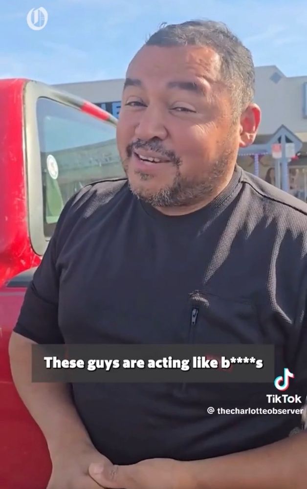 Charlottean talks about Border Patrol
in the city who smashed his car window. “These guys are acting like b****s” 