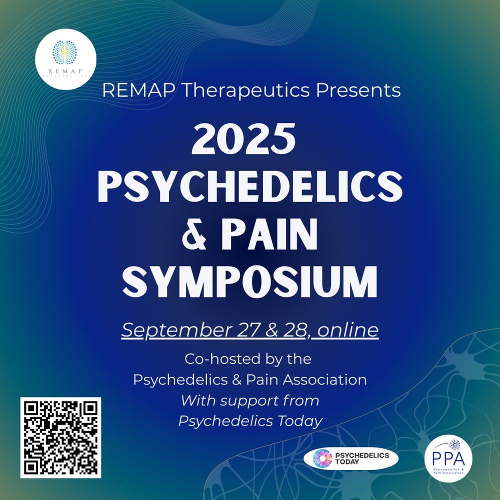 Symposium flyer with QR code