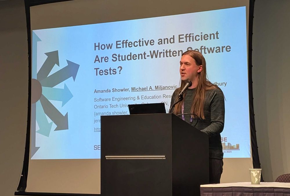 Dr. Michael Miljanovic presenting at SIGCSE 2025.