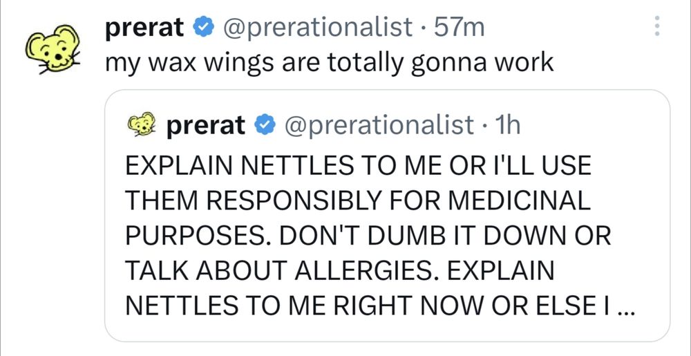 twitter screenshot of a combo of 2 copypastas that have resulted in (imo unwarranted) bans