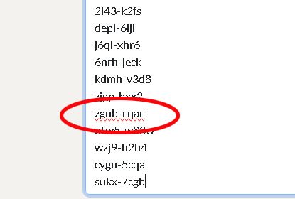 screenshot from windows 11: "zgub-cqac is misspelled, but sukx-7cgb isn't?