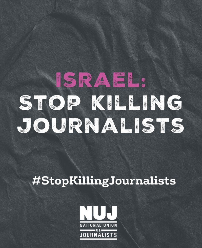 The National Union of Journalists Belfast & District branch are having a solidarity vigil for journalists killed in the current conflict in Gaza on Tuesday 26th August 2025 at Writers Square, Belfast at 6.15pm.