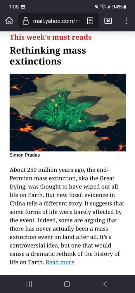 Short piece questioning with latest evidence, if there had in fact been 5 mass extinctions on land, as generally thought?