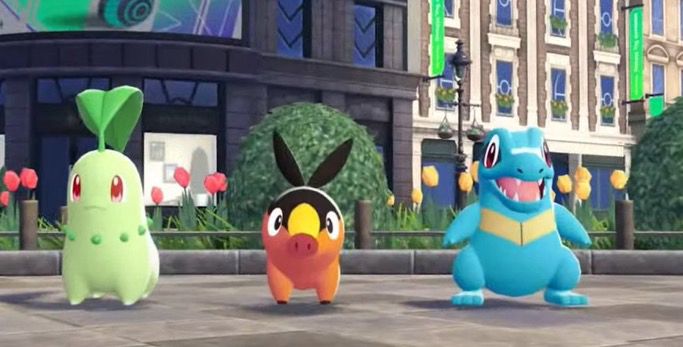Screenshot of the starter Pokémon in Pokémon legends ZA 