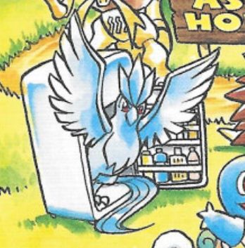 Articuno is a freezer in a let’s find Pokémon picture book. 