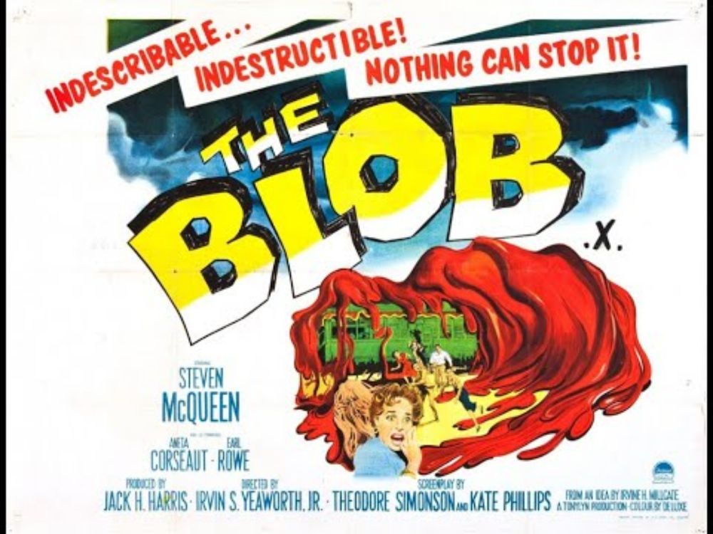 THE BLOB 1958 starring Steve McQueen