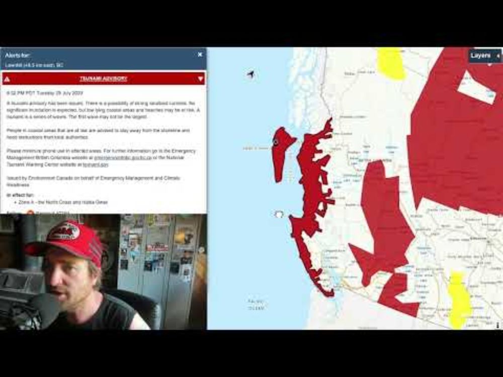 Major Earthquake Prompts TSUNAMI ADVISORY for British Columbia!!