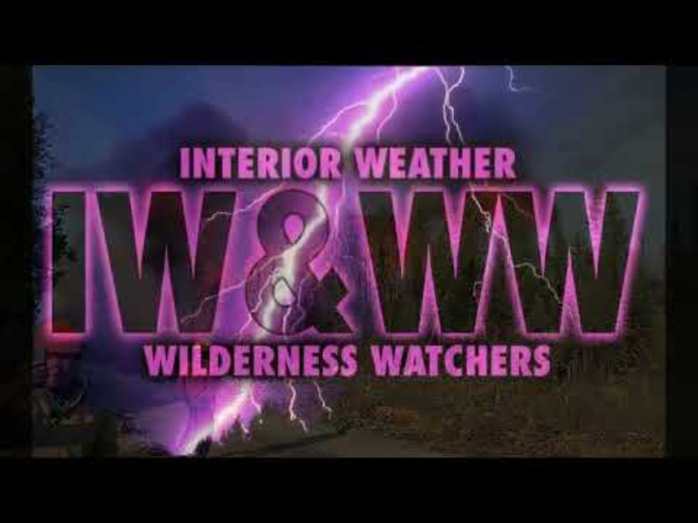 Terrifying Lightning During Early Morning Thunderstorm in Wells BC!!