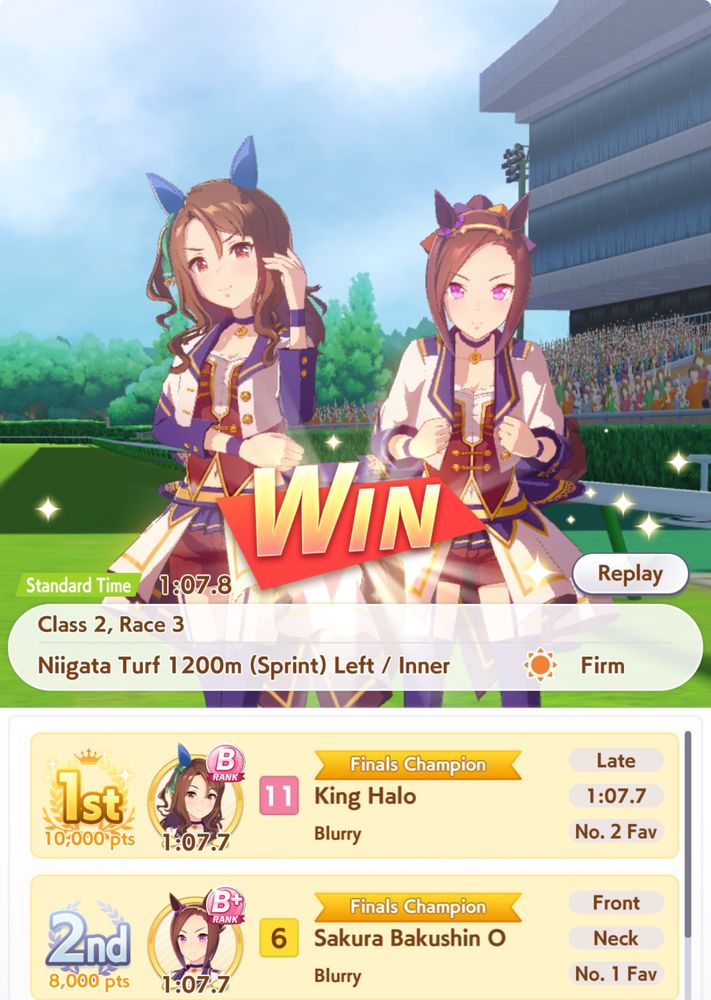 Screenshot from Umamusume