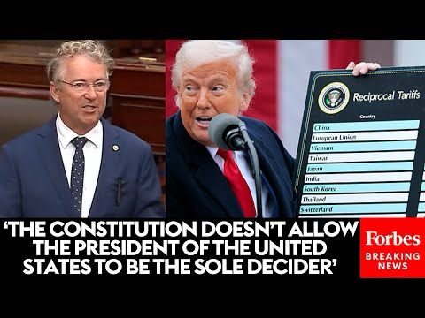 BREAKING: Rand Paul Decries Congressional 'Cowardice' As He Explains Vote To End Trump's Tariffs