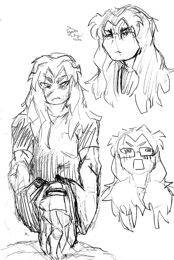 November 10

Marlinn (person with long hair on the left) gouging someone's eye out (wow...)