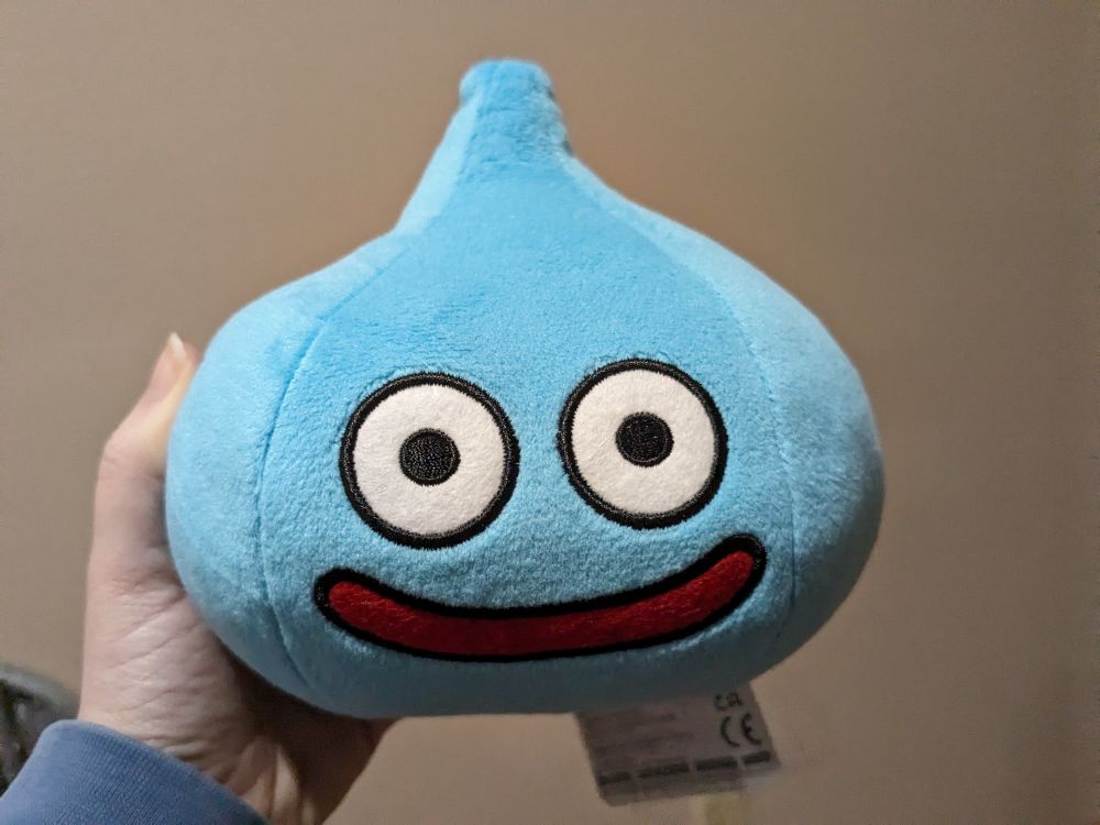 a dragon quest slime plush