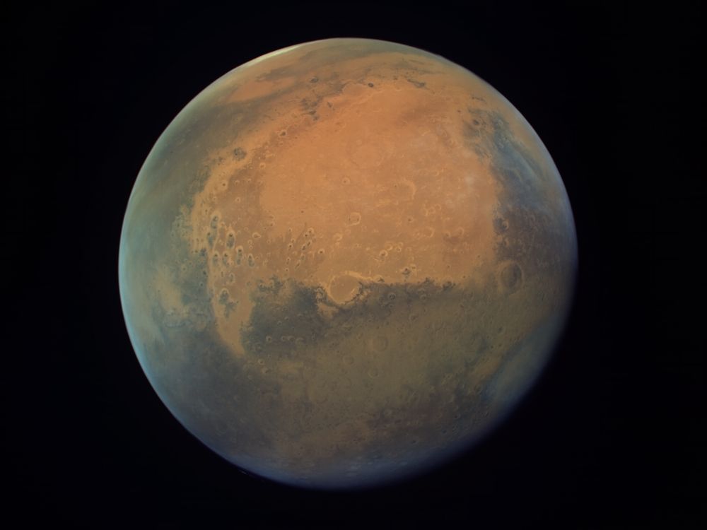 Mars, looking down at Meridiani.  