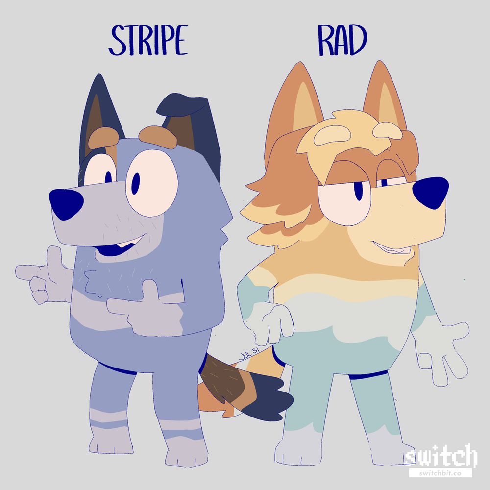 #switchart #furryart #bluey