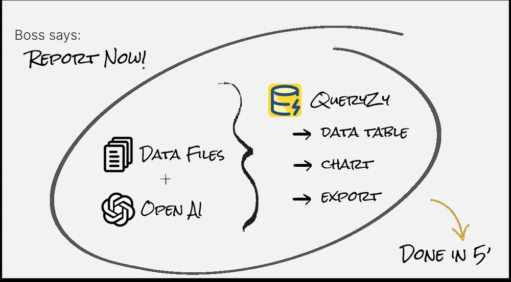 QueryZy: AI-powered analysis & reporting tool on your data files