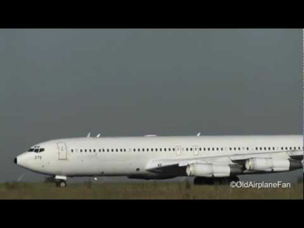 Israel Air Force Boeing 707 Take Off at Liege Bierset 2011