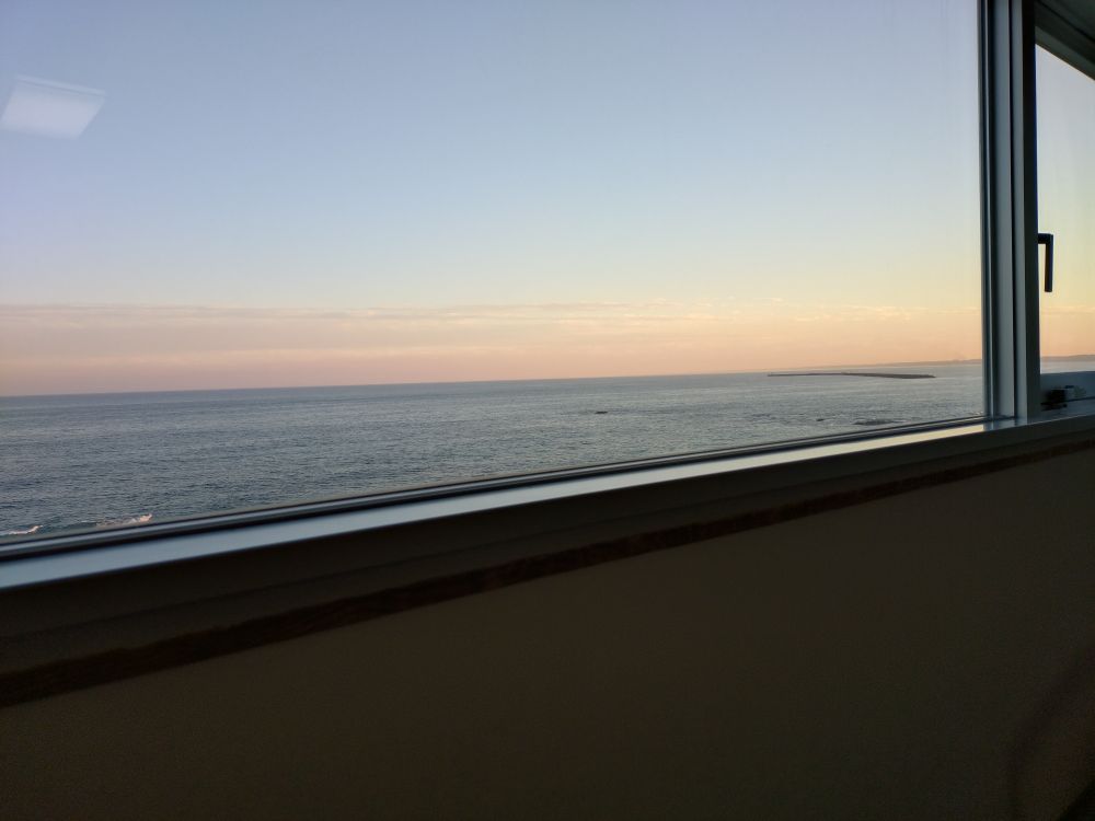 部屋から見えるオーシャンビュー