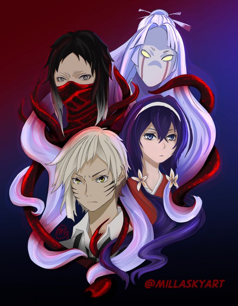 Bungo Stray Dogs fanart poster 