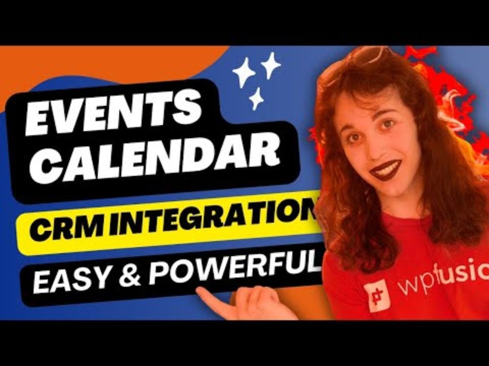 Events Calendar CRM Integration with WP Fusion 🧡