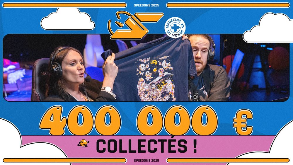 Visuel qui annonce que la cagnotte est a 400 000 euros