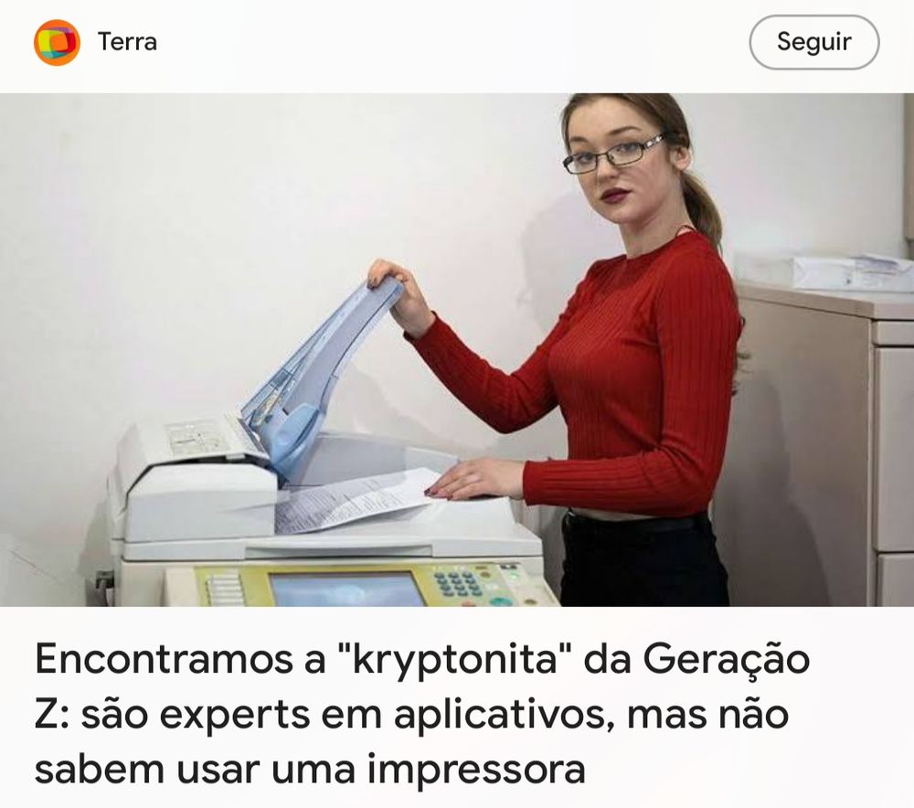 Encontramos a "kryptonita" da Geração Z: são experts em aplicativos, mas não sabem usar uma impressora