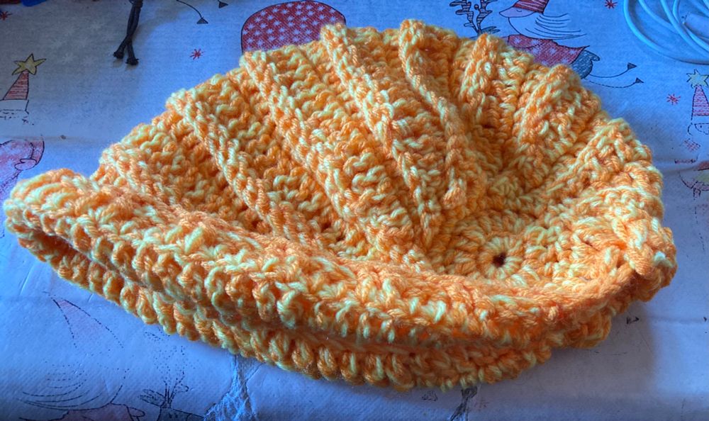 Completed hat 