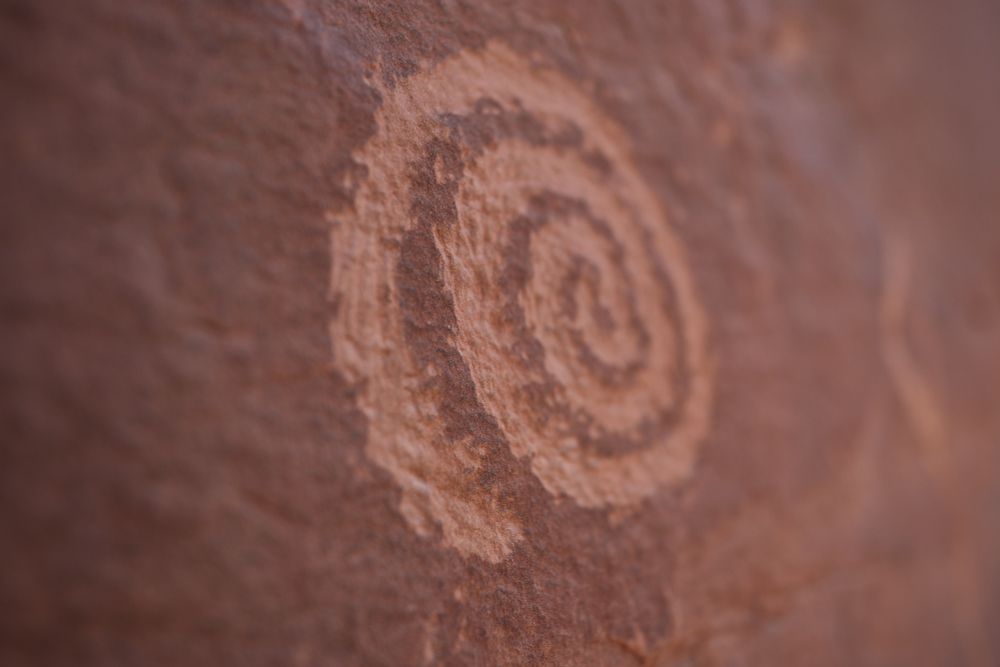 Spiral 🌀 petroglyph