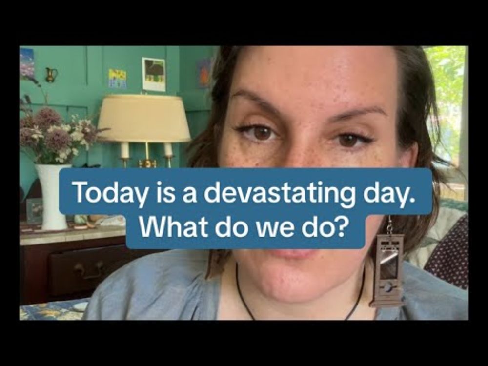 Today is devastating.  What do we do?