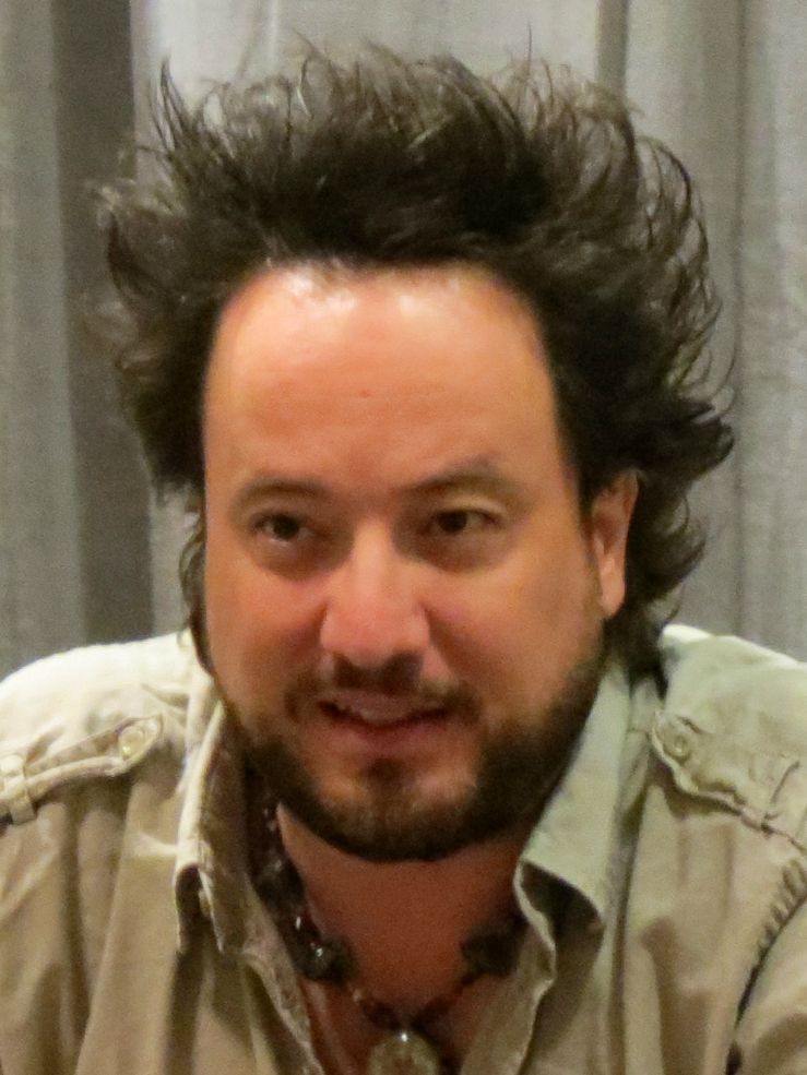 Giorgio Tsoukalos a TV personality who is known for the History Channel show Ancient Aliens.