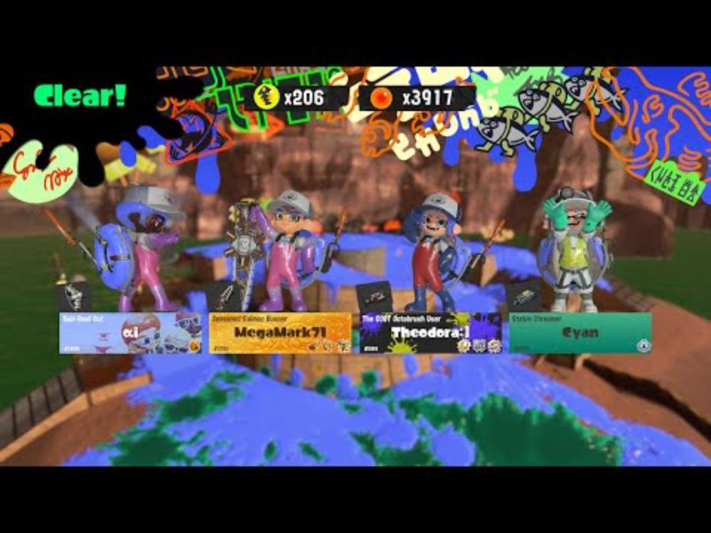 206 on Sockeye Station - Splatoon 3 Salmon Run