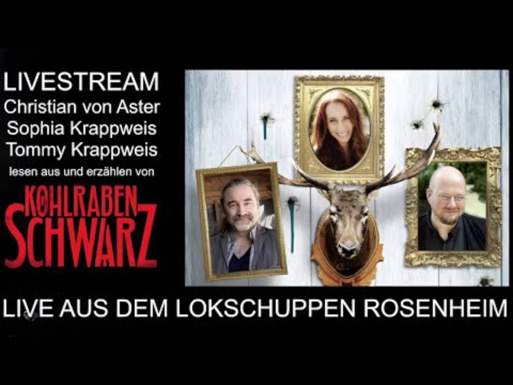 Kohlrabenschwarz - Live Lesung aus dem Lokschuppen Rosenheim