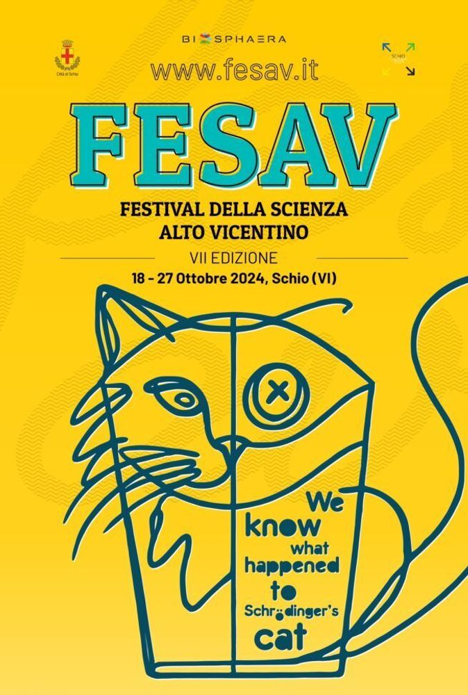 Il 18 ottobre torna Fesav, il Festival della Scienza Alto Vicentino (edizione 2024) – Pikaia