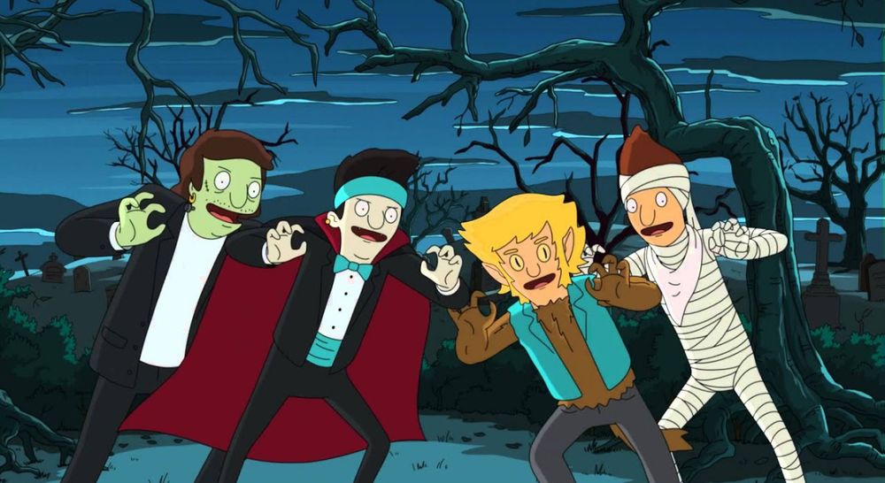 Still of Boyz 4 Now singing I Love You So Much It’s Scary from Bob’s Burgers