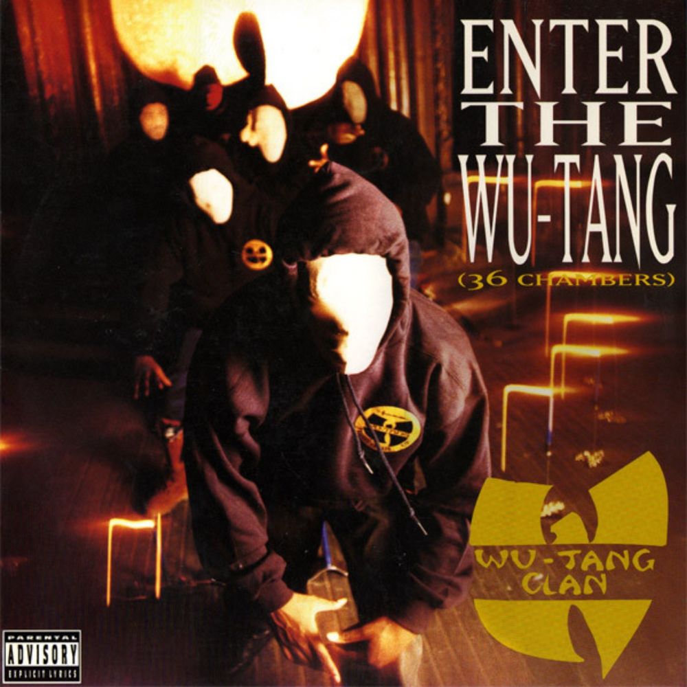 Album cover for Wu-Tang Clan's debut album, "Enter the Wu-Tang (36 Chambers)"