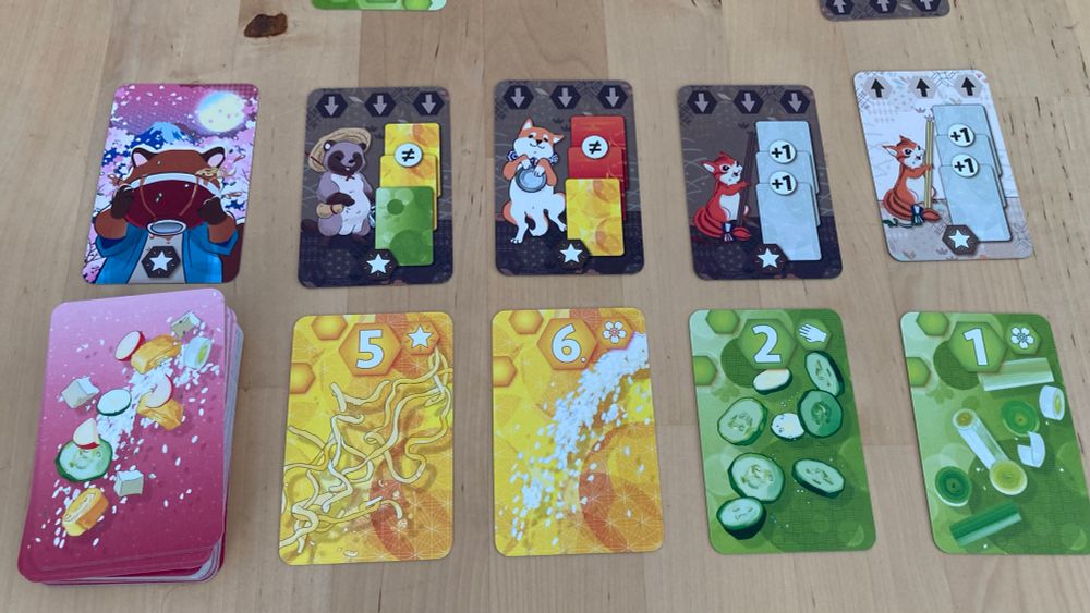 some of the cards from Umami