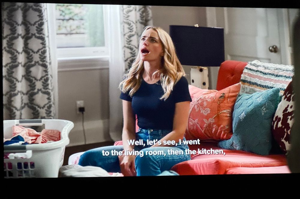 Georgia says: Well, let’s see, I went to the living room, then the kitchen,