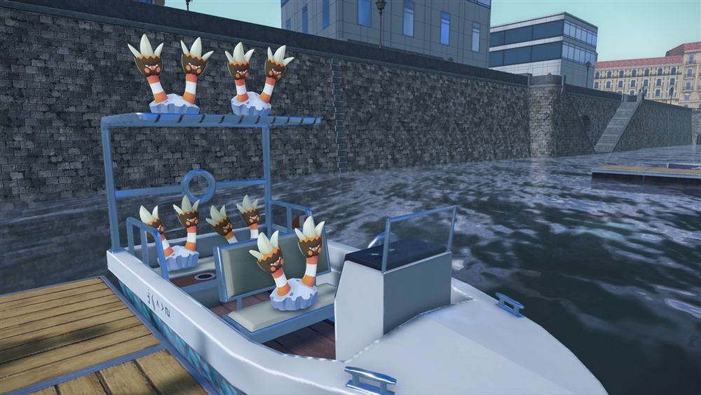 ポケモンレジェンズZ-A ボートに乗るカメテテたち