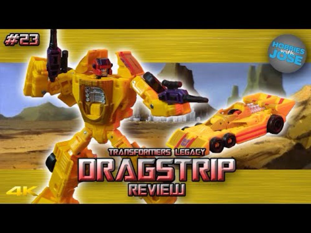 Transformers Legacy Dragstrip Review No. 23 | 4K