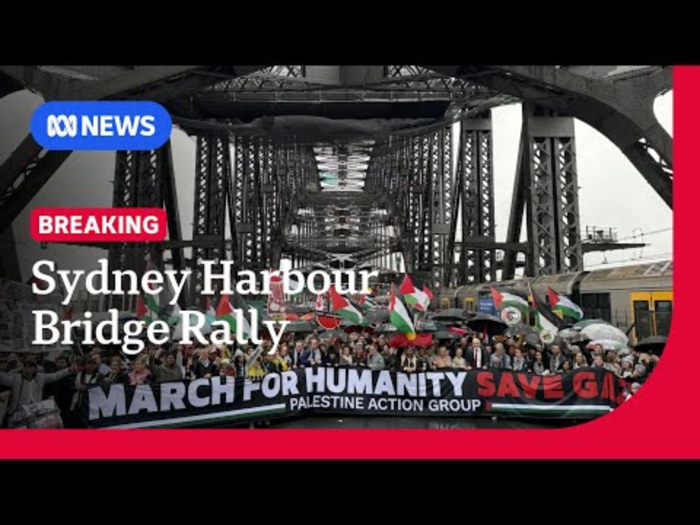 Pro-Palestinian mass rally shuts down Sydney Harbour Bridge | ABC NEWS